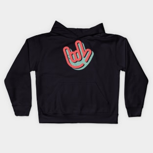 I Love You - Deaf Sign Language Hand Kids Hoodie